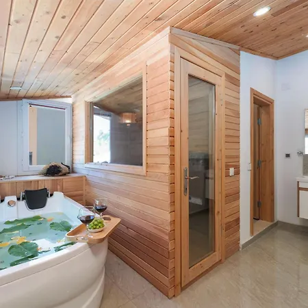 Luxury With Pool And Sauna In 度假居